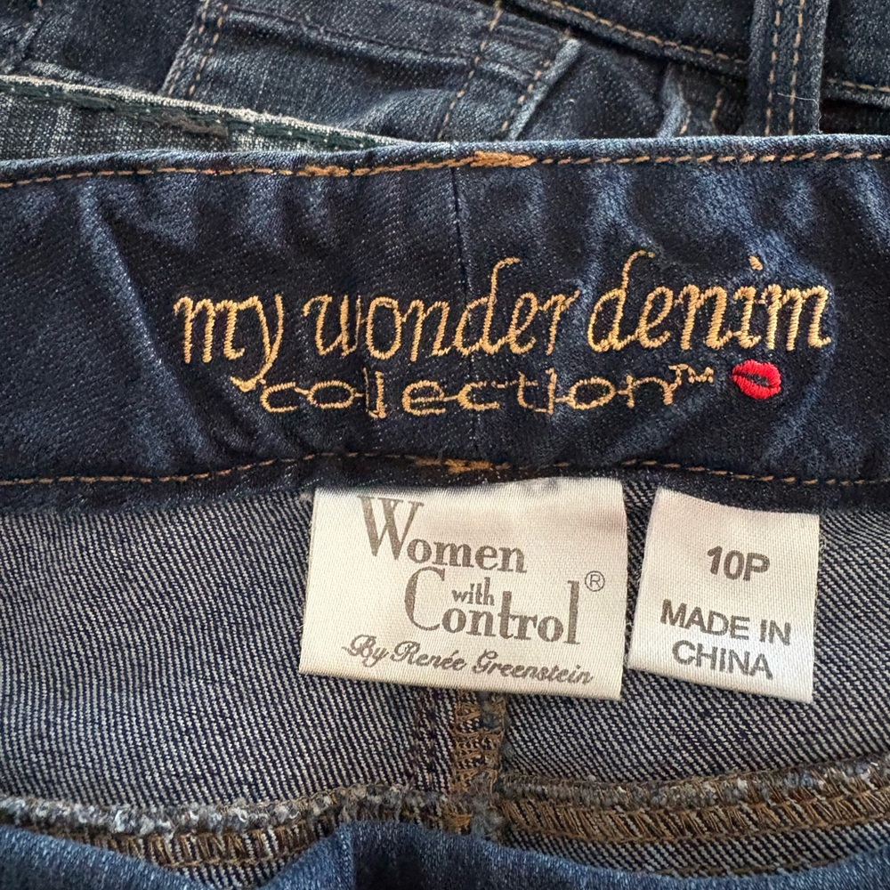 Women with Control Classic Blue Straight Leg Jeans